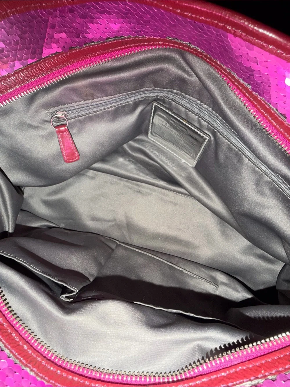 Coach poppy sequin